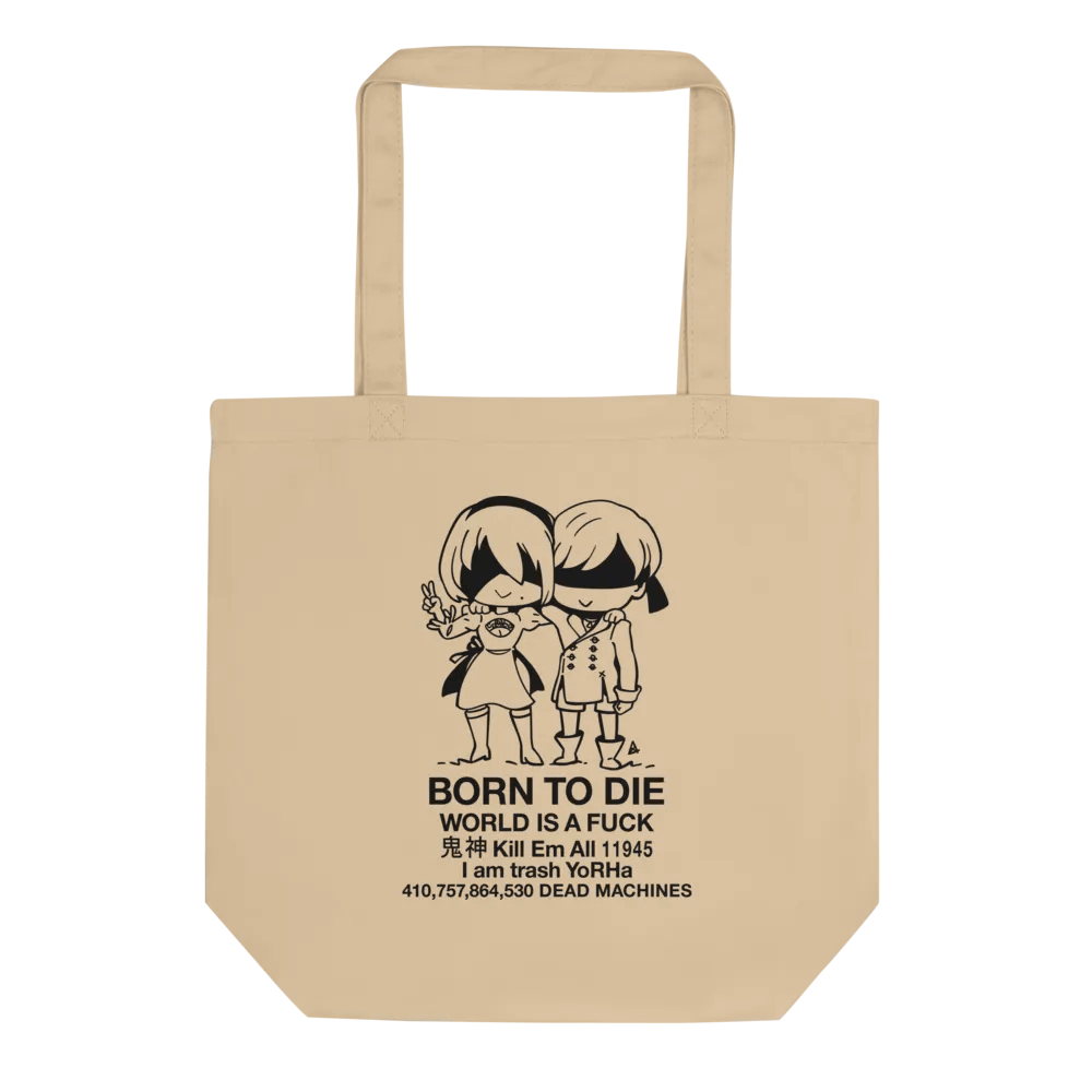 BORN TO DIE - TOTE BAG - TAN product image (2)