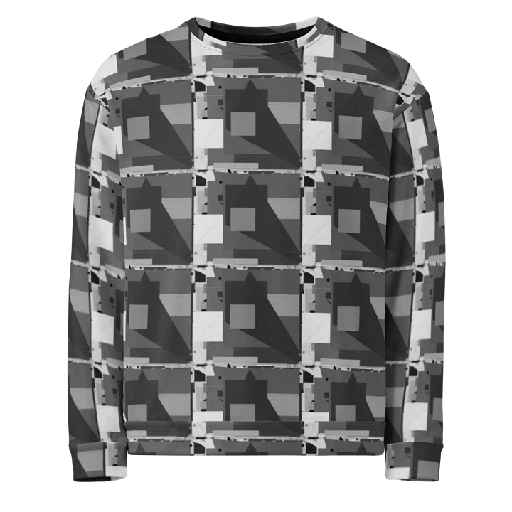 Anti AI Urban Camouflage Sweater - Grey (Unisex) product image (2)