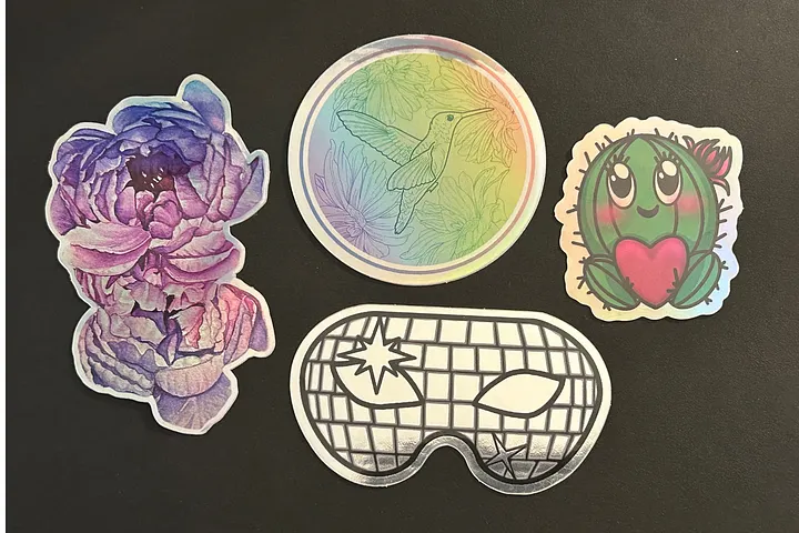 OOOO Shiny! Vinyl Sticker Pack product image (1)