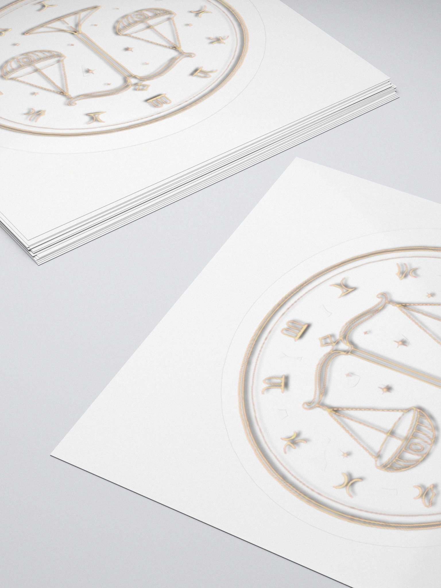 Libra Scales Kisscut Sticker product image (12)