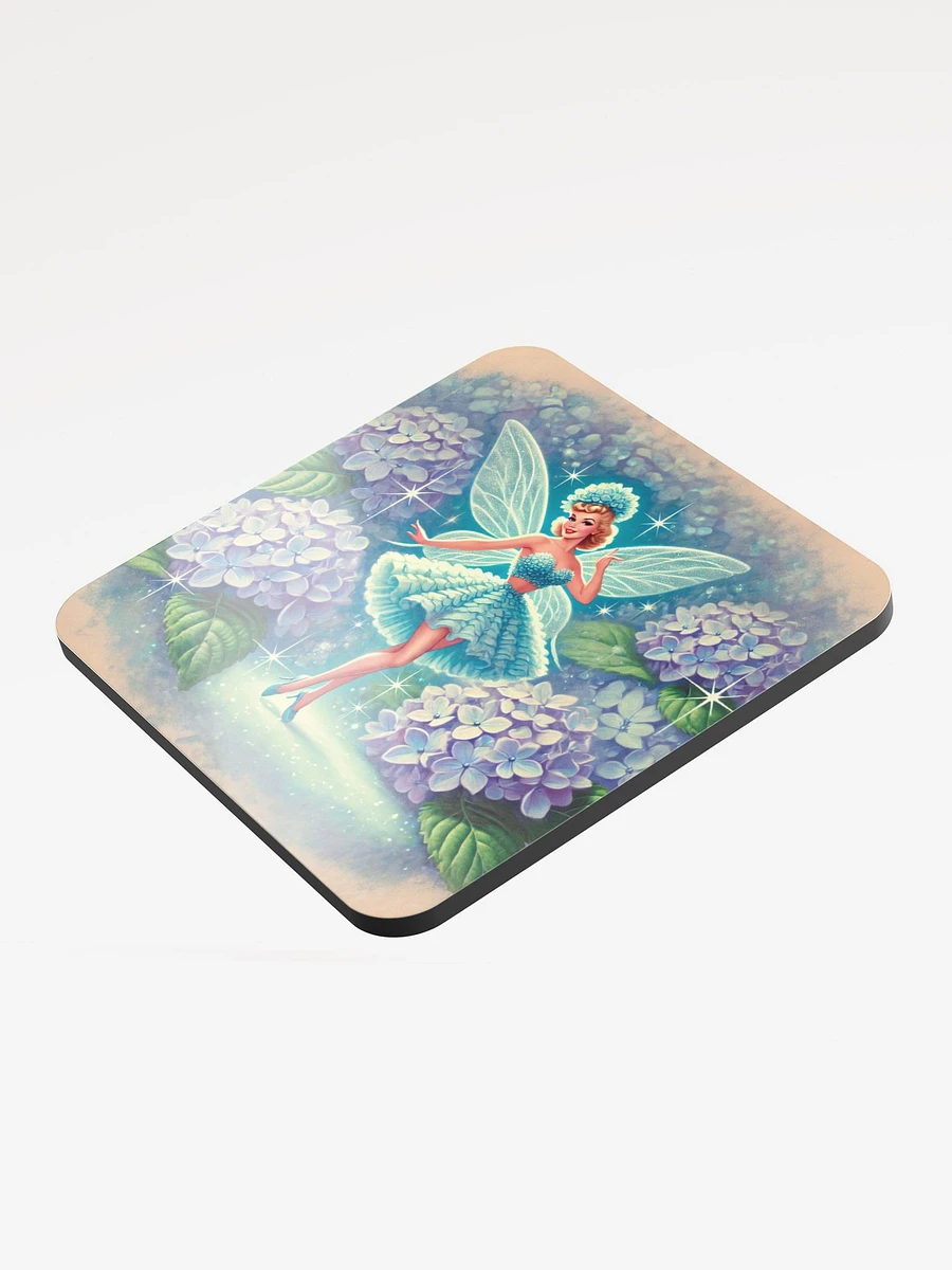 Blue Hydrangea Fairy Cork Coaster product image (3)