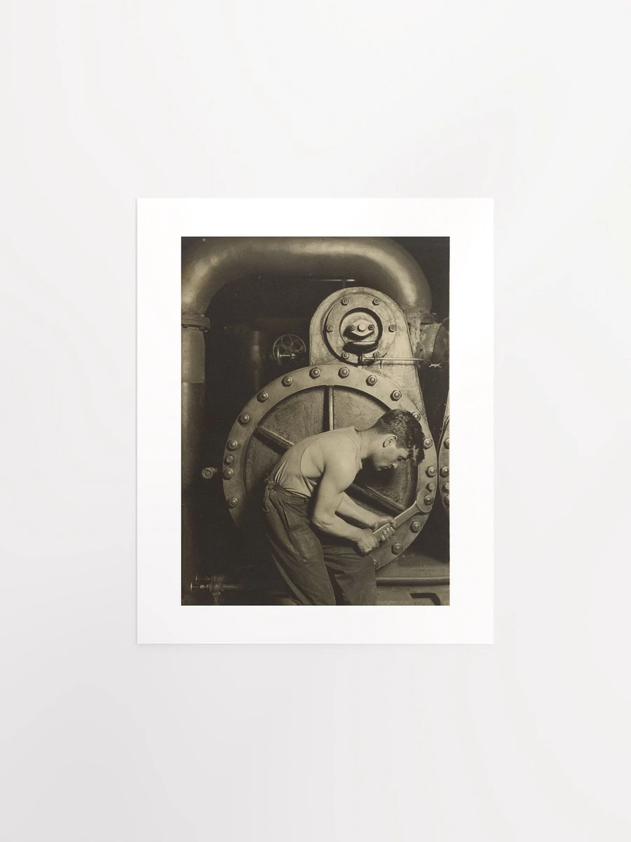 Steamfitter or Mechanic and Steam Pump By Lewis W. Hine (1921) - Print product image (1)
