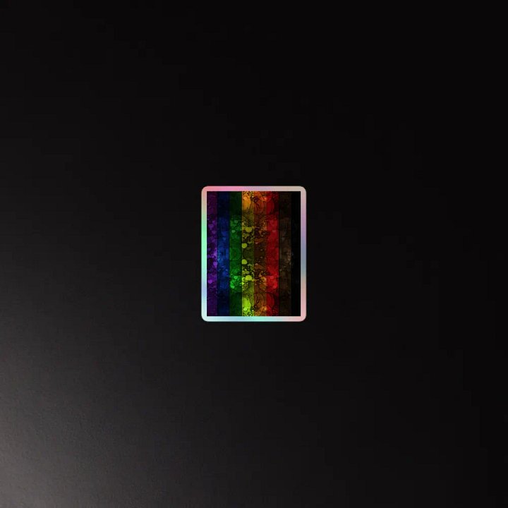 Philadelphia Pride Flag Sticker (Textured Variation) product image (4)