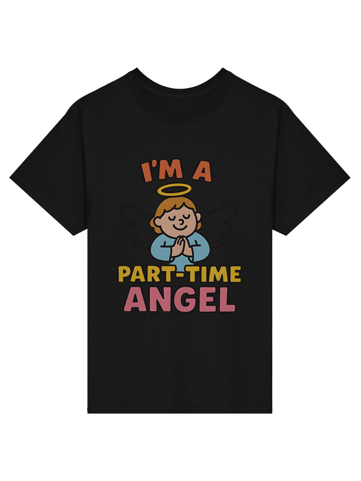 Part-Time Angel Cartoon T-Shirt product image (1)