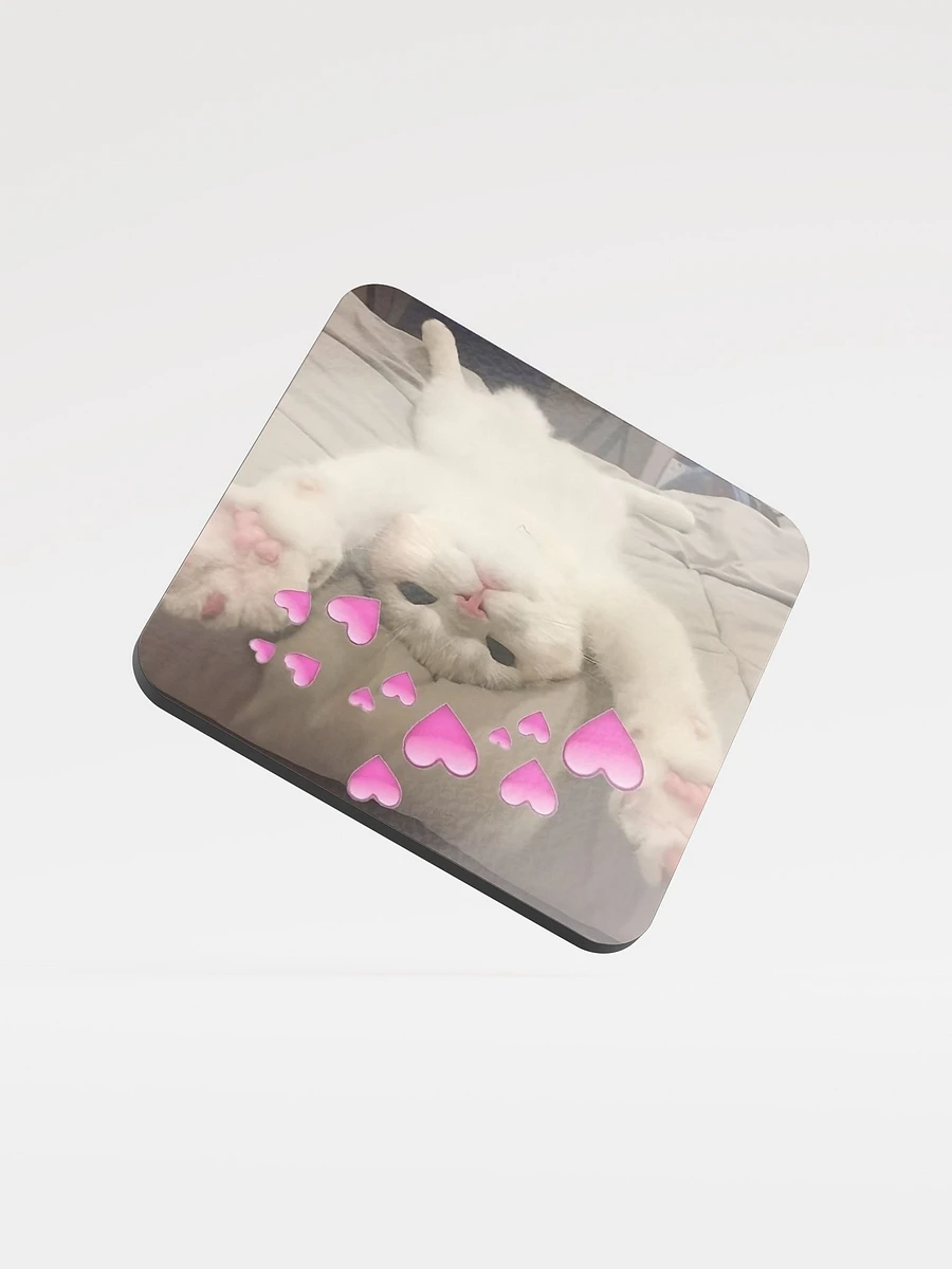 Glossed Cork Coaster: Meme Cats product image (1)