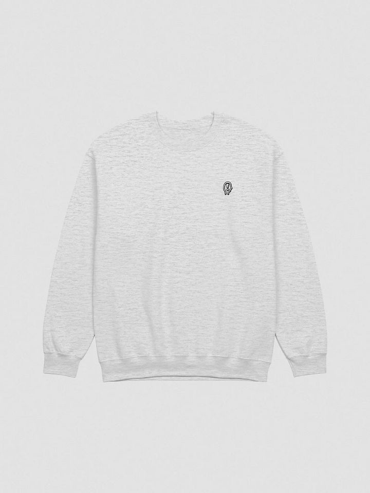 EXCLAIMING MENTALLY (L.C. bubble design) embroidered crewneck product image (1)