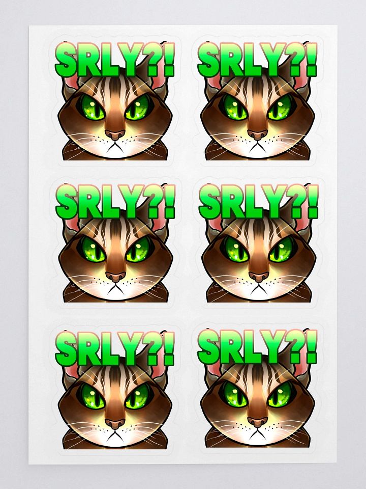SRLY??! stickers product image (1)
