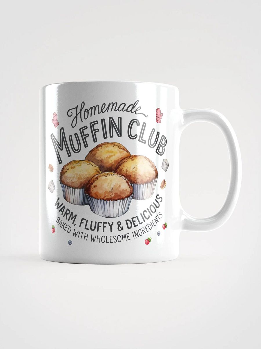 Homemade Muffin Club White Glossy Mug product image (2)