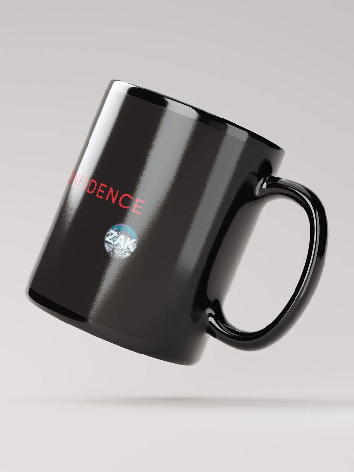 YOU DIED FROM OVERCONFIDENCE 11 oz Black Ceramic Mug product image (2)