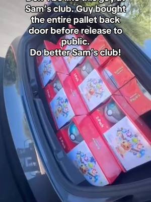 😡 Shady stuff going down with @Sam’s Club @Walmart ! #DoBetter #pokemoncards  Full disclosure this is not my video but a video shared within a group im in. I want Sam’s Club in Citrus Heights, CA held responsible for their shady tactics. I personally do not resell cards. I rip for the enjoyment and for the chase. If you don’t believe me just watch some of my other card pulls or catch my stream. People that do this disgust me.  Also if you want to help me out, please drop a follow. I’m trying to get 1k followers on this platform so I can stream live! Thanks! #pokemom #pokemontcgcommunity #pokemontcg #tcg #shady #scalpers #scalpersuck #scalper #reseller #fyp 