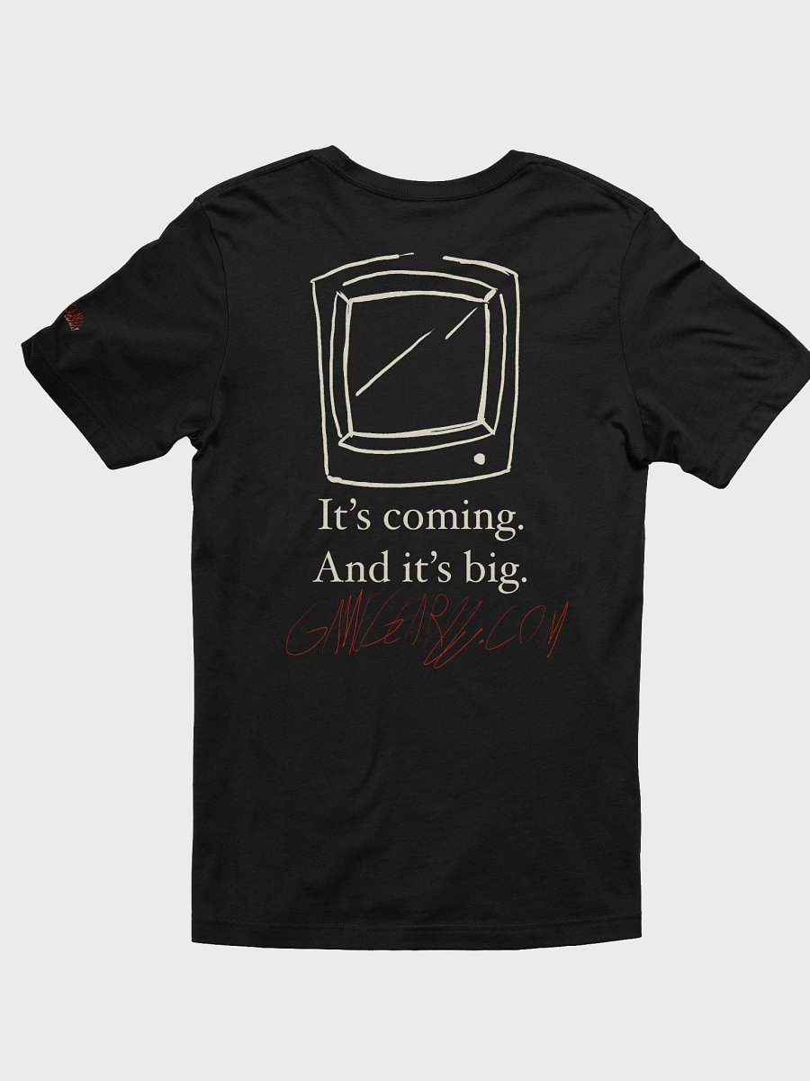 "It's Coming. And It's Big." GAMEGEAR22 ONLINE! ORIGINAL EDITION T-SHIRT product image (2)