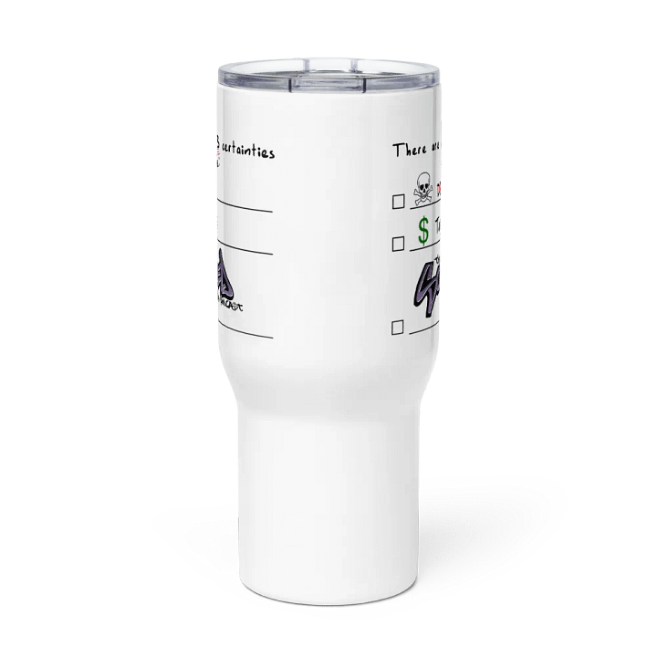 3 Certainties in Life Travel Mug product image (2)