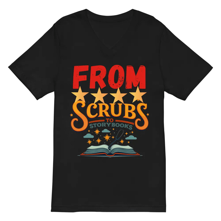 Parents and healthcare heroes, From Scrubs to Storybooks V-Neck Tee product image (3)