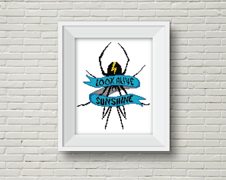Look Alive Sunshine - Digital Cross Stitch Pattern product image (2)