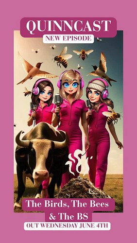 Join QuinnCast on Wednesday, 4th June, as we get down and dirty as we discuss all about The Birds, The Bees, and The Bullshit...