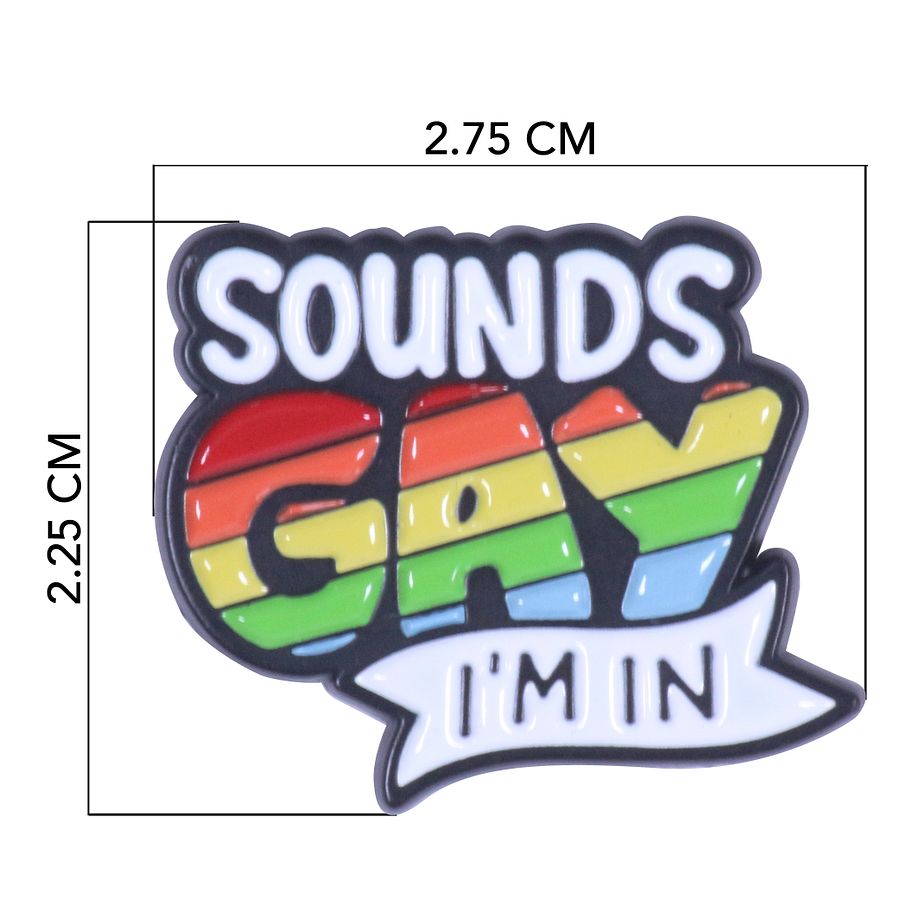 Sounds Gay I'm In Pin product image (3)
