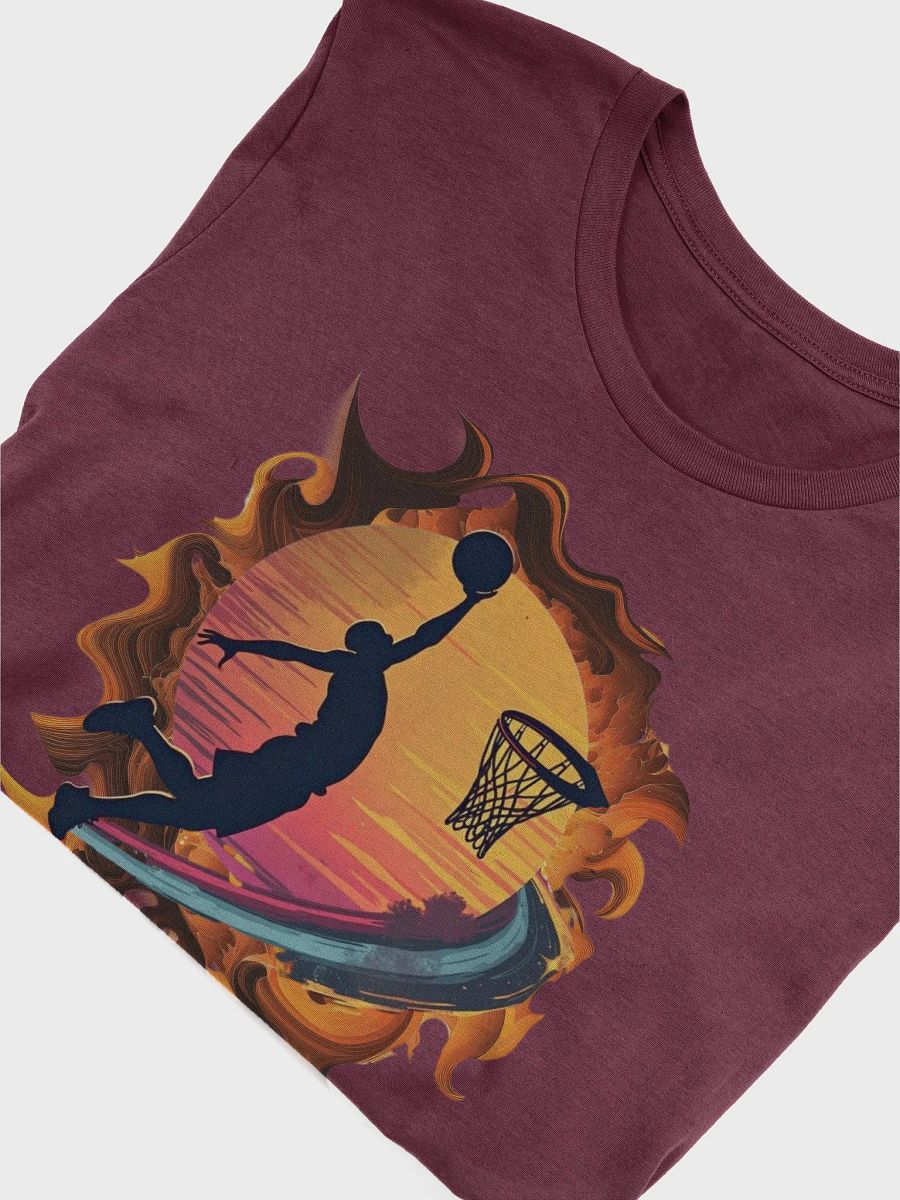 Space Shooter Basketball Slam Dunk Silhouette T-Shirt product image (24)