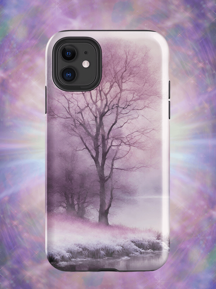Pink Watercolour Winter Scene Tough iPhone Case product image (1)