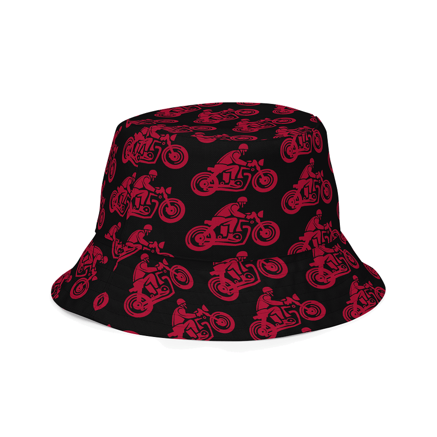 Retro Rider Reversible Bucket Hat – Vintage-Inspired 2-in-1 Hat for Bikers, Streetwear & Festival Style product image (5)
