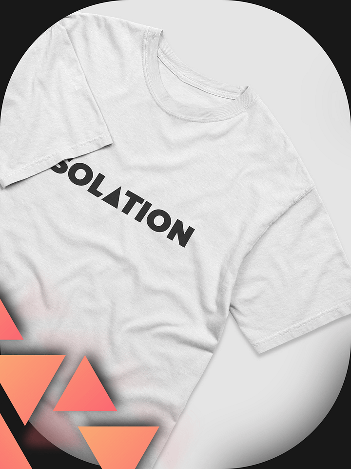 ISOL▲TION — 2024 TEXT — HEAVYWEIGHT T-SHIRT — B&W product image (1)