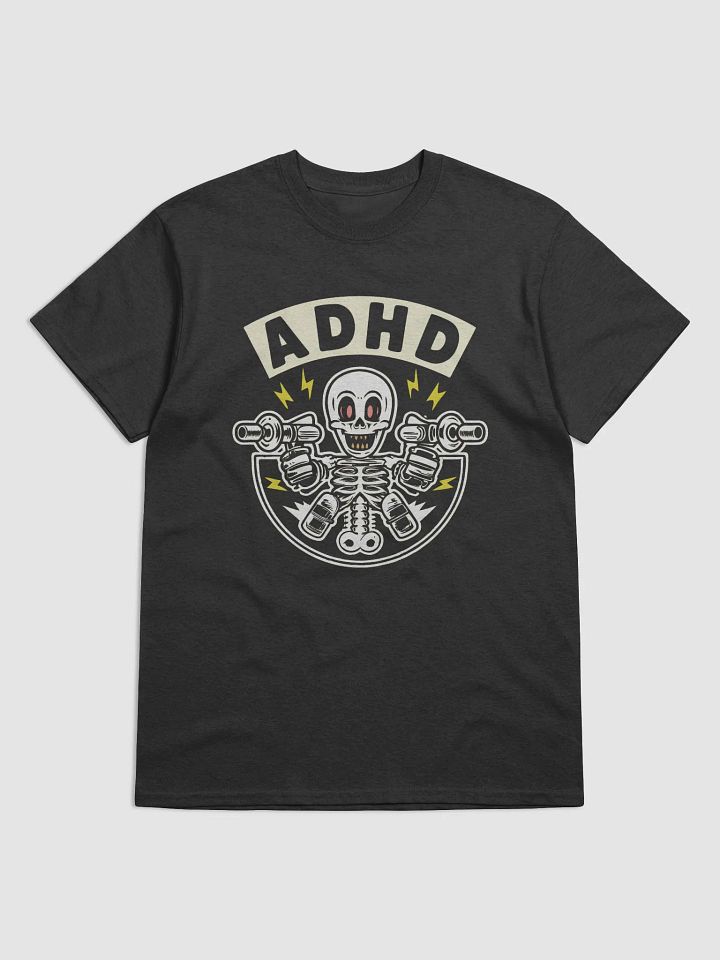ADHD Skeleton T-Shirt – Bold and Unique Graphic Tee product image (1)