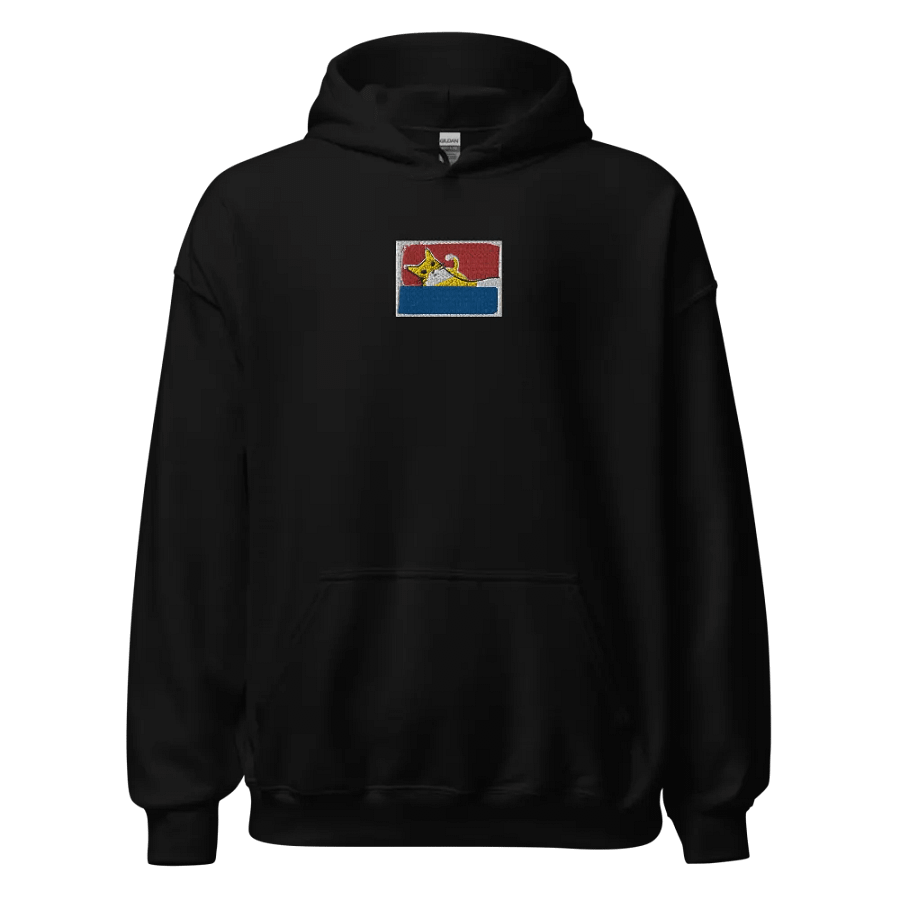 Hamlet Screen Print Embroidered Hoodie w/ Print on back (Traditional) product image (2)