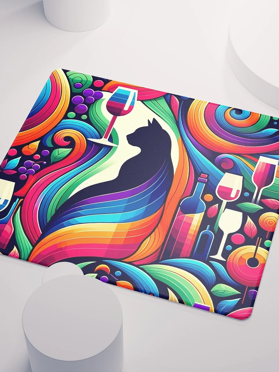 Gaming Mouse Pad: Cats and Wine 3 product image (3)