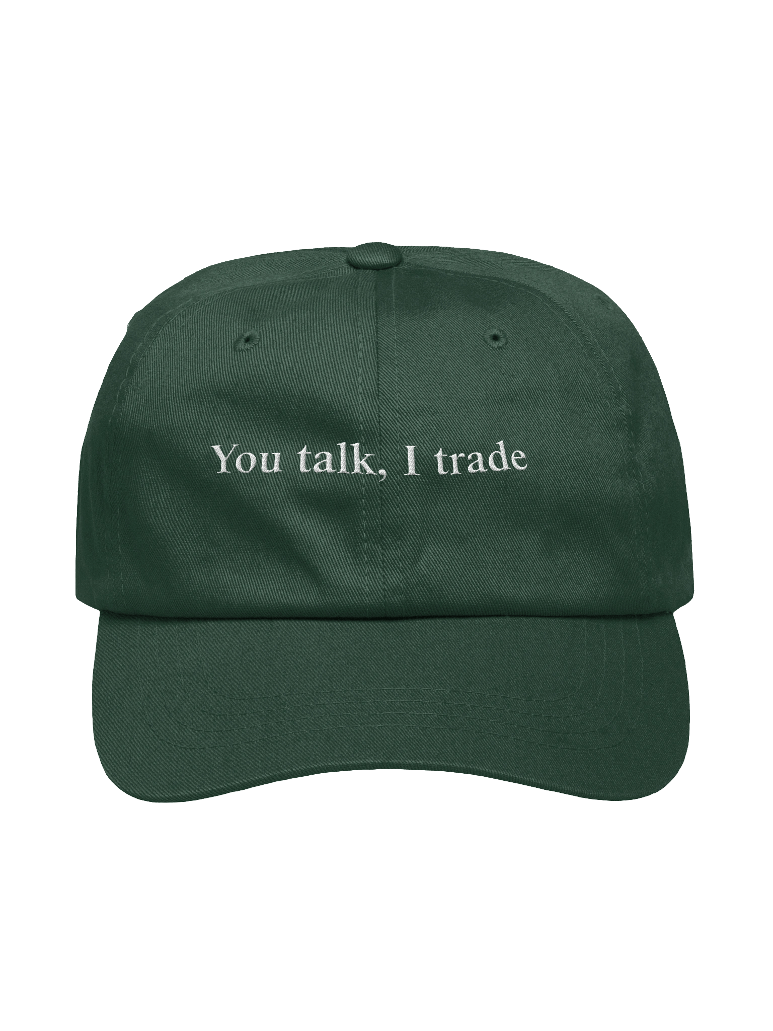 You talk, I trade hat product image (1)