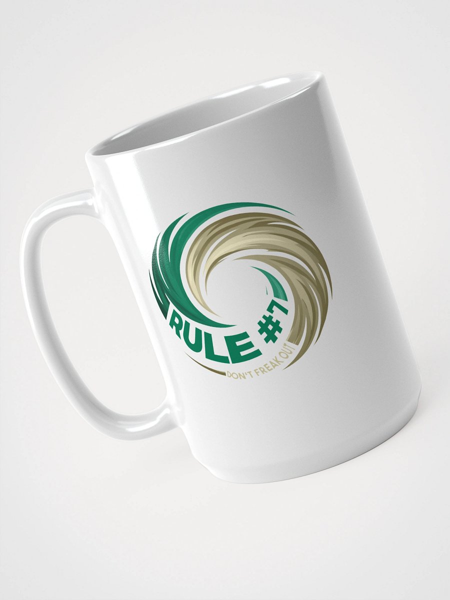 Rule #7 Coffee Mug Green and Gold product image (3)