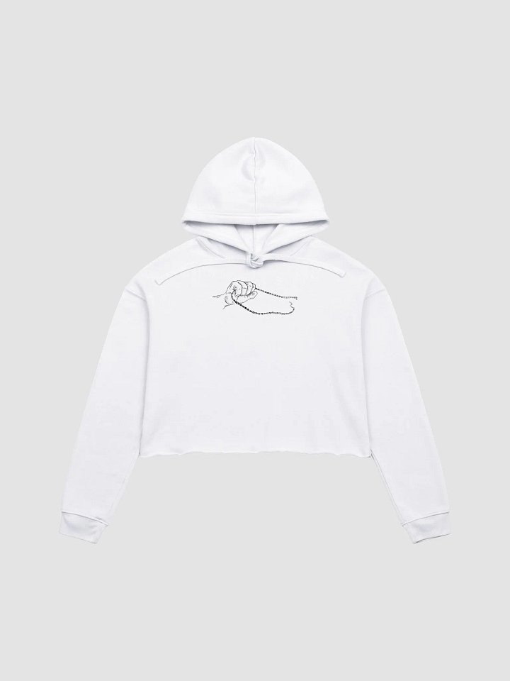Hand & Chain Crop Hoodie product image (14)