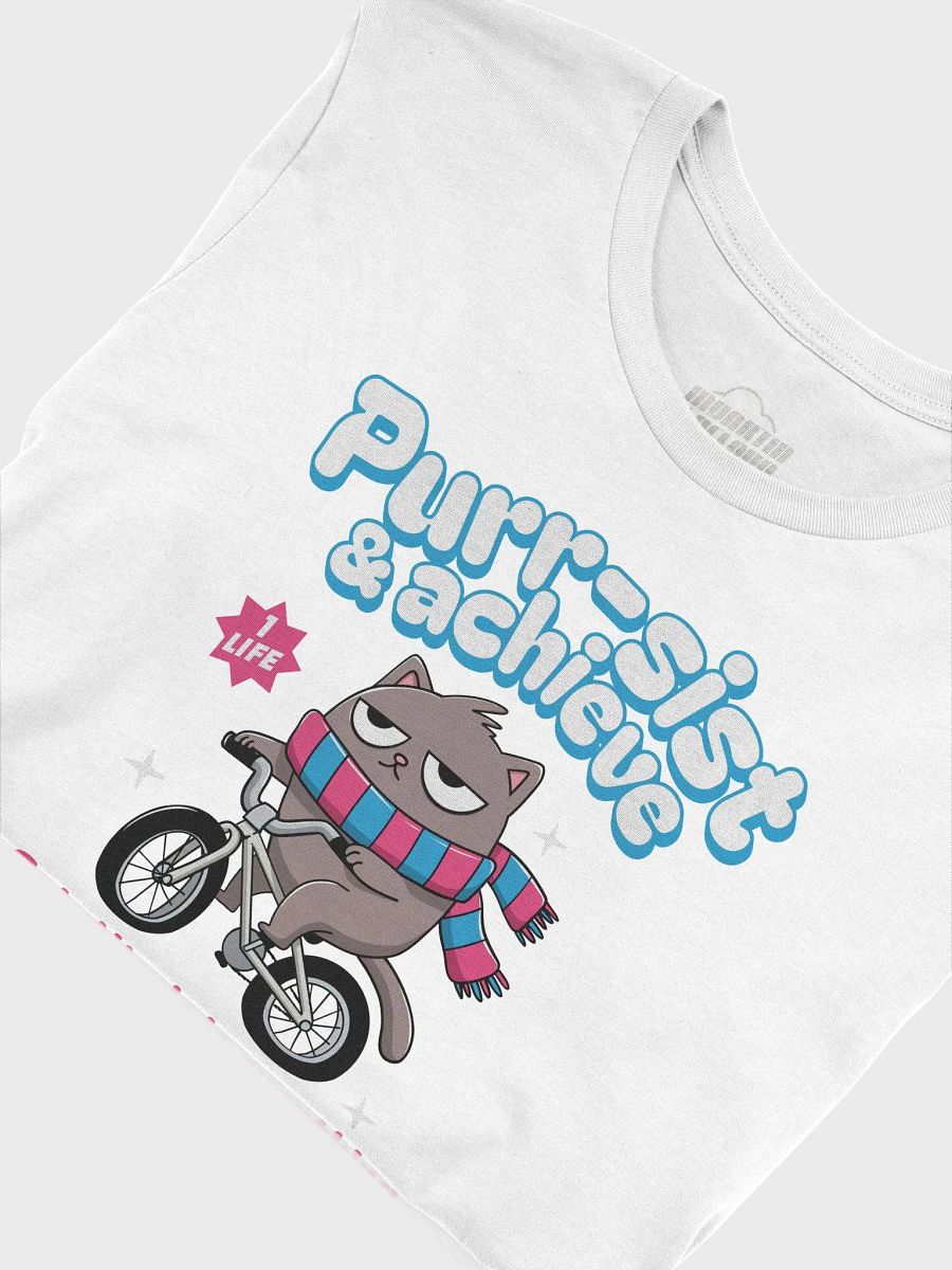 Purr-sist and achieve - cat-titude is everything - motivational product image (5)