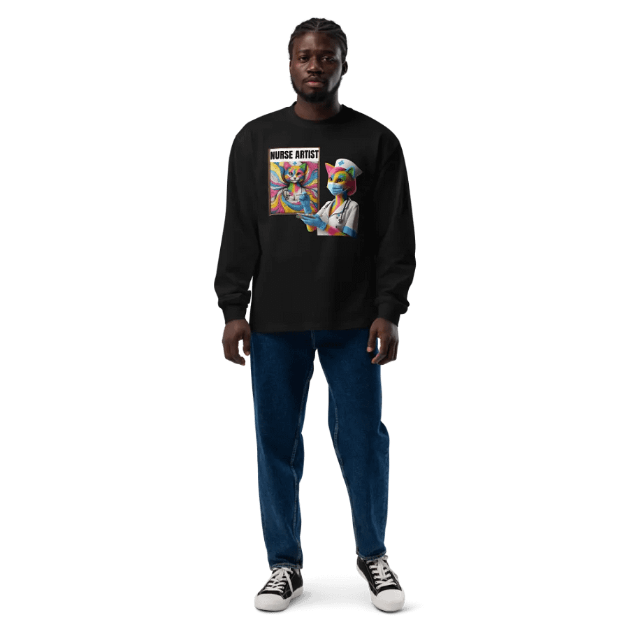 Nurse Artist Vibes Long Sleeve Shirt product image (11)