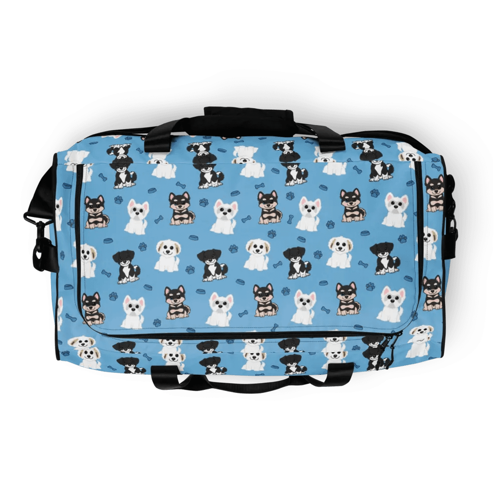 Adorable Dog Pattern Duffle Bag product image (8)