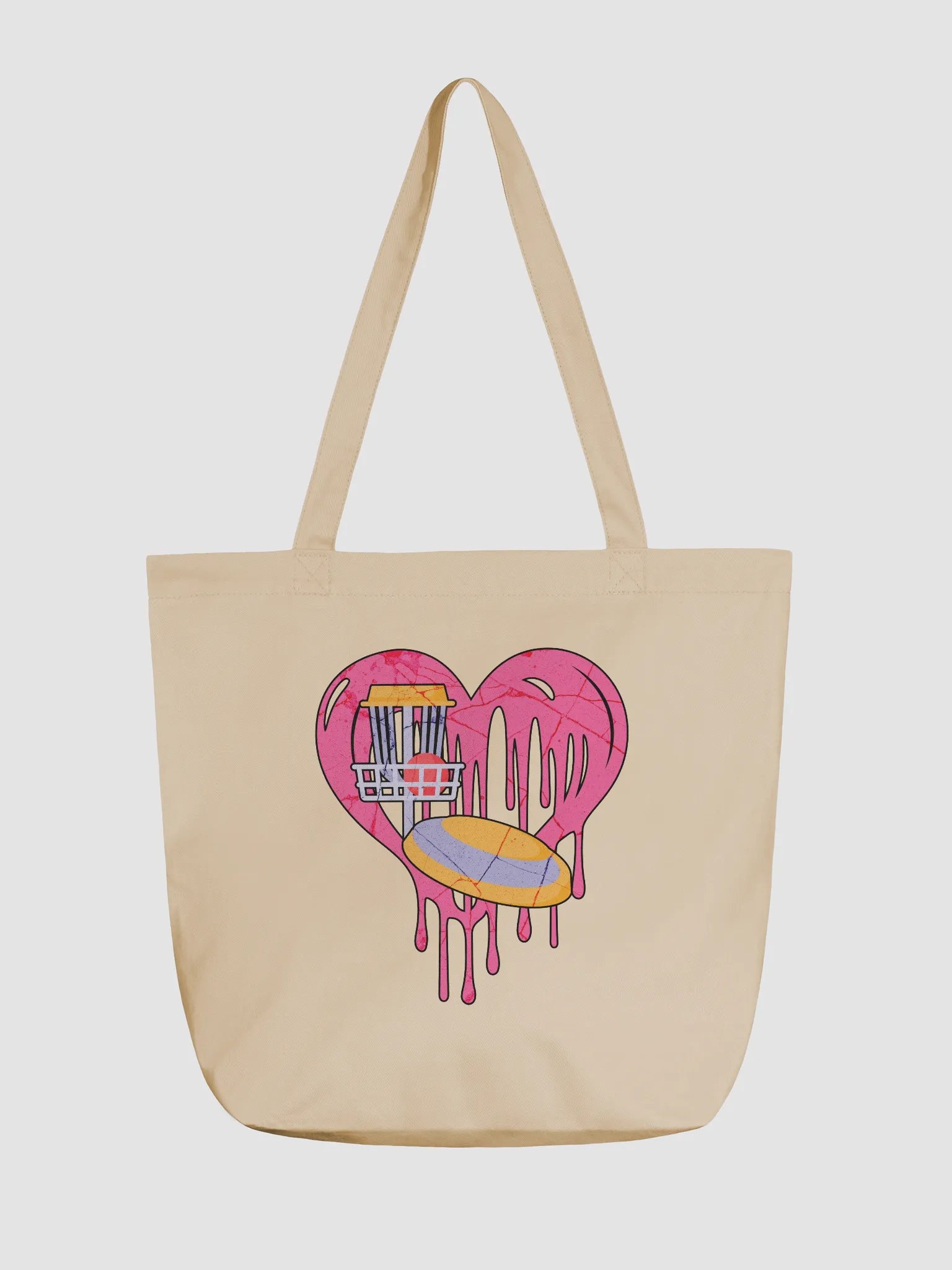 Heart Disc Golf Tote Bag product image (5)