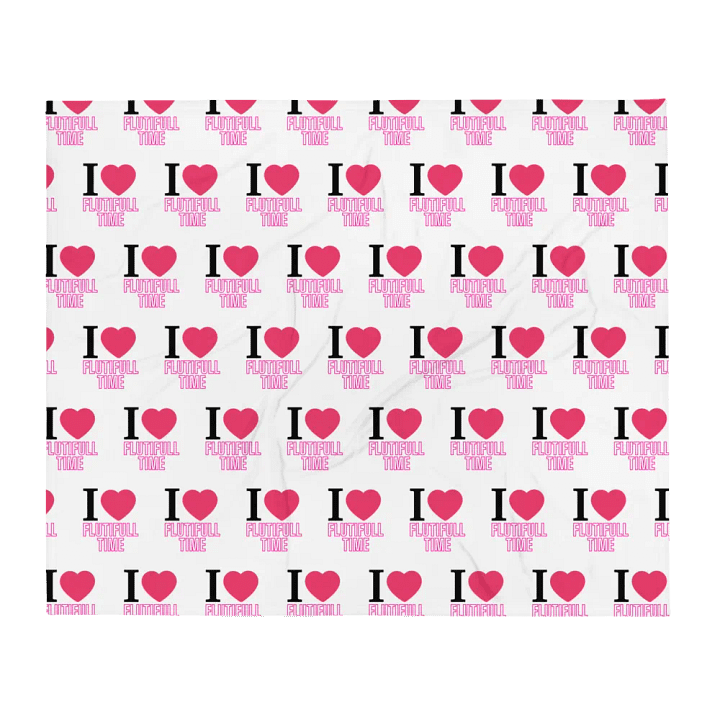 I ♥ Flutifull time Throw Blanket product image (2)