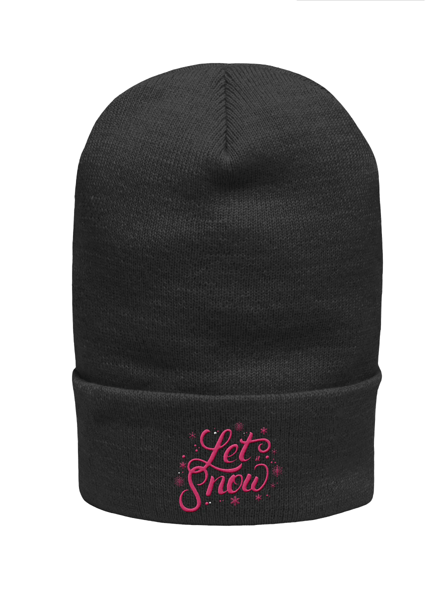 Snowy Script Cuffed Beanie product image (3)
