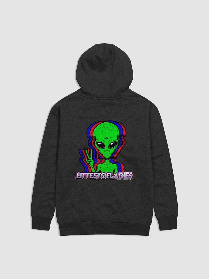 3D Alien Peace Sign Hoodie product image (2)