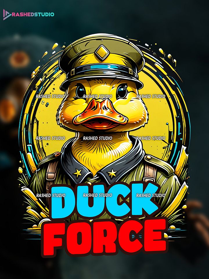Duck Force Graphic design–Cool & Stylish Design | Instant Download product image (1)