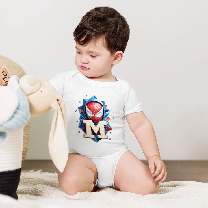 Spiderman Baby Short Sleeve One Piece product image (1)
