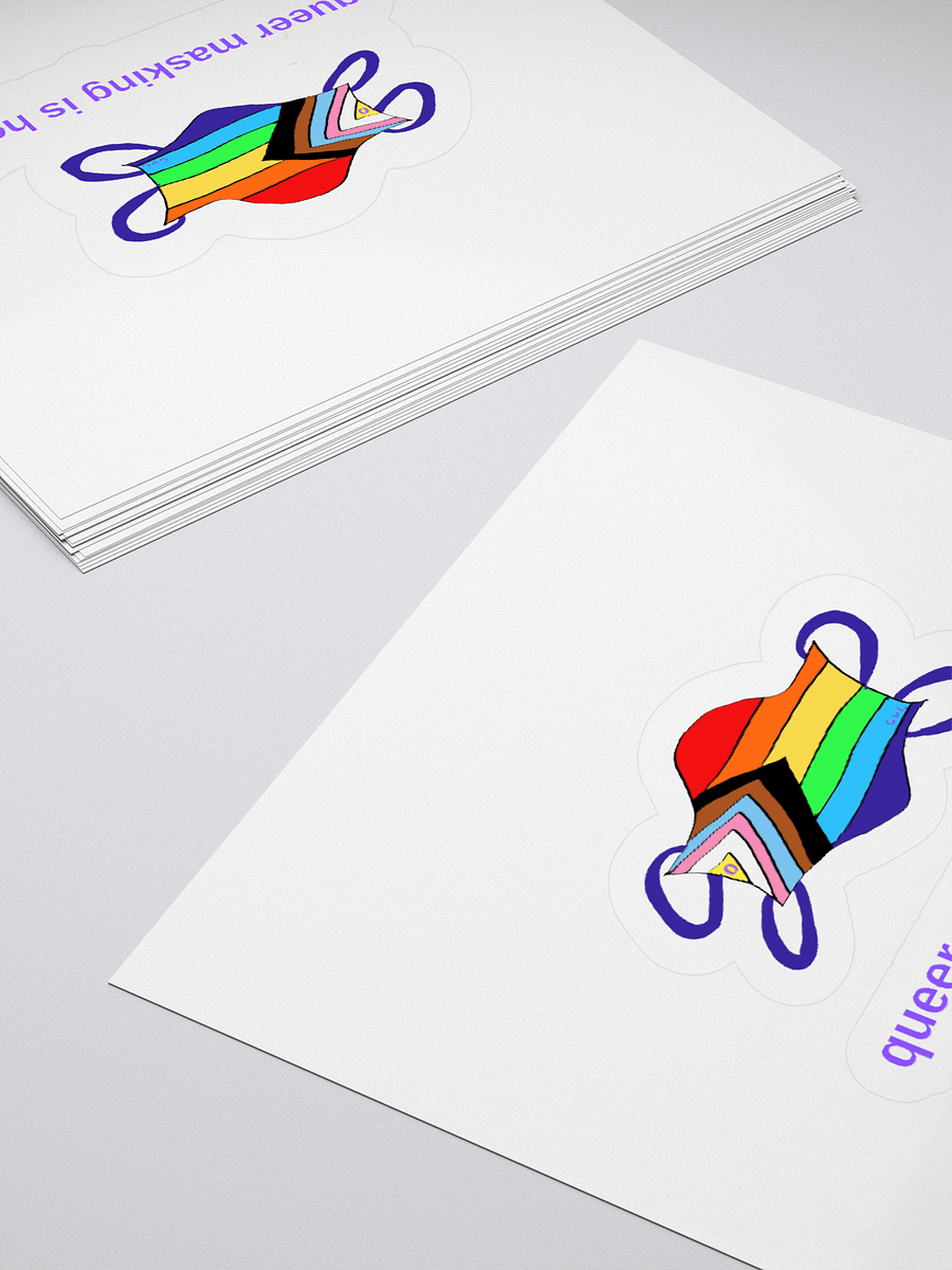 Queer Masking Is Hot sticker product image (4)