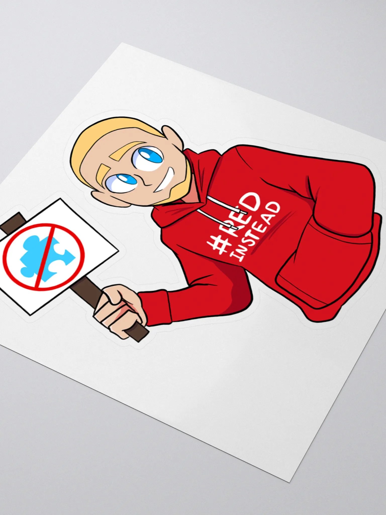 #REDinstead 2024 Sticker product image (3)