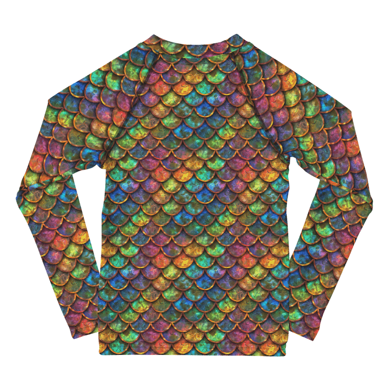 Wild Dragon Scale Kids Rash Guard #1 product image (2)