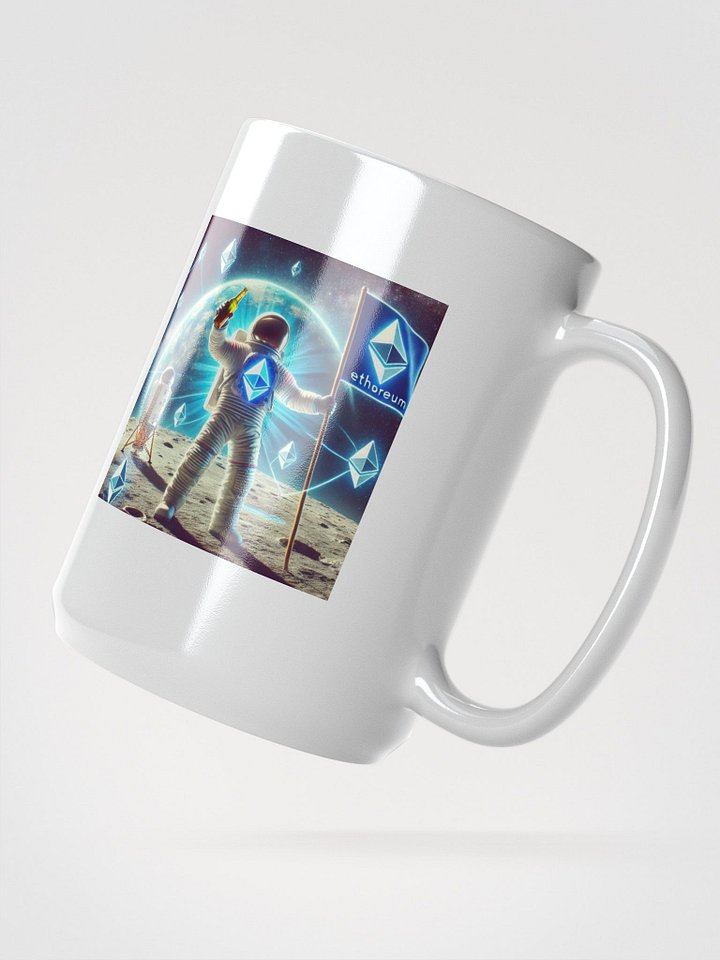 Ethereum To The Moon Mug product image (2)