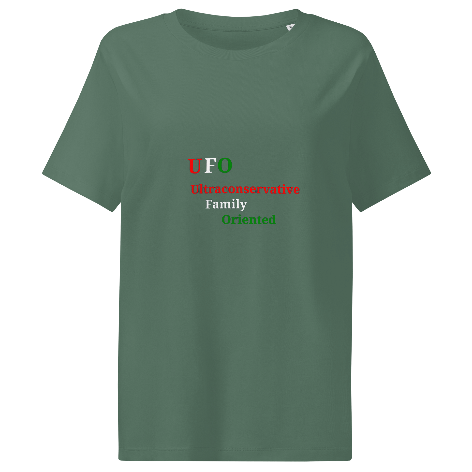 UFO Ultraconservative Family Oriented Organic Women's T-Shirt product image (1)