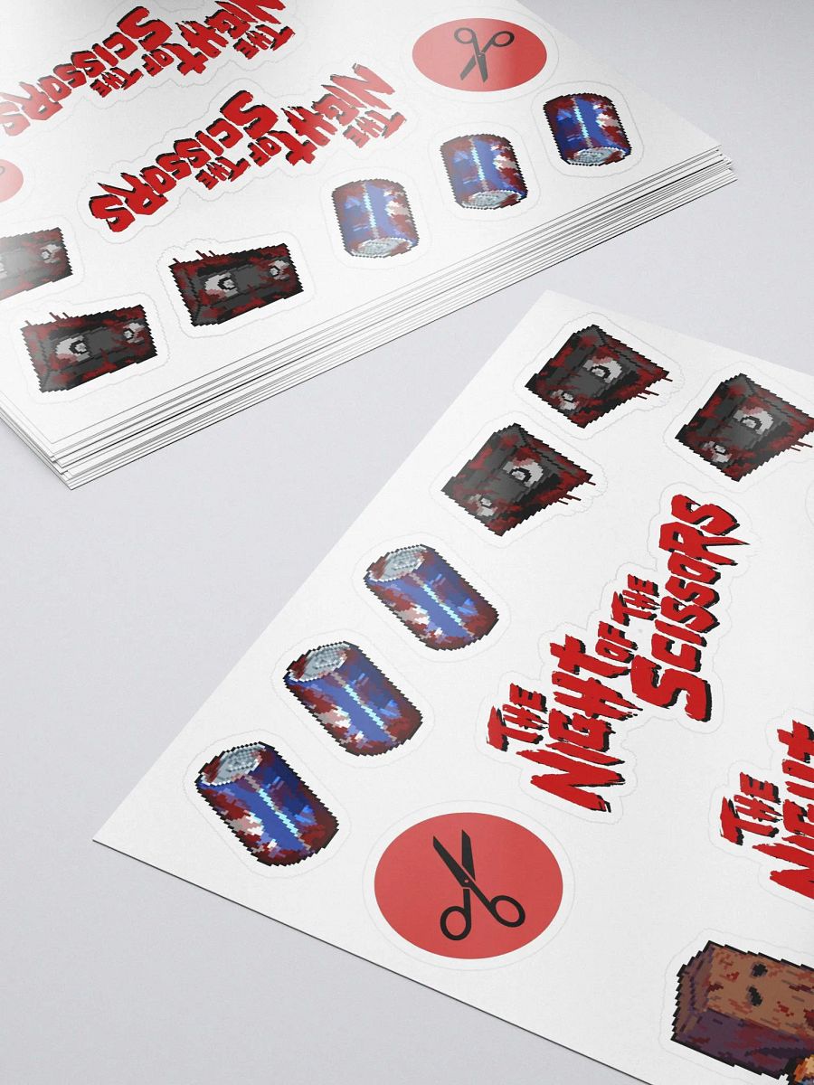 The Night of the Scissors sticker set 1 product image (5)