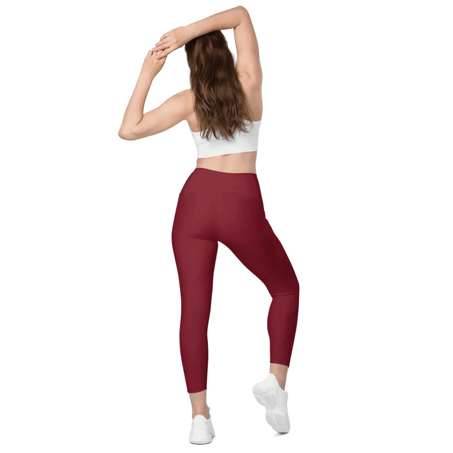 Burgundy Serenity Leggings product image (8)