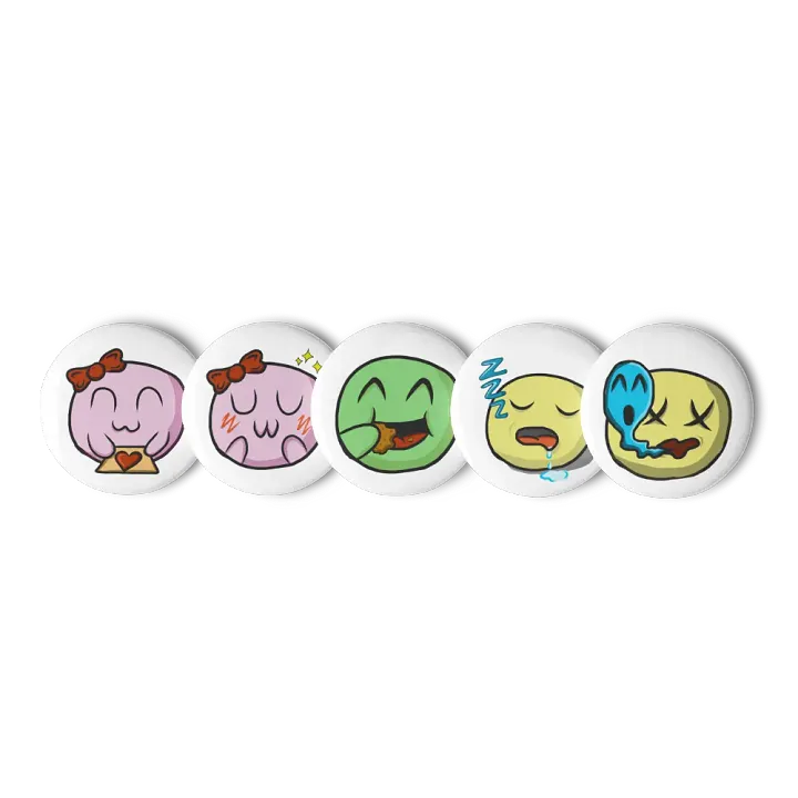 Dango OG Set - Pin Buttons product image (2)
