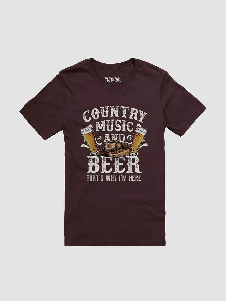 Country Music and Beer T-Shirt – Perfect for Fans of the Country Life & Drinks product image (1)