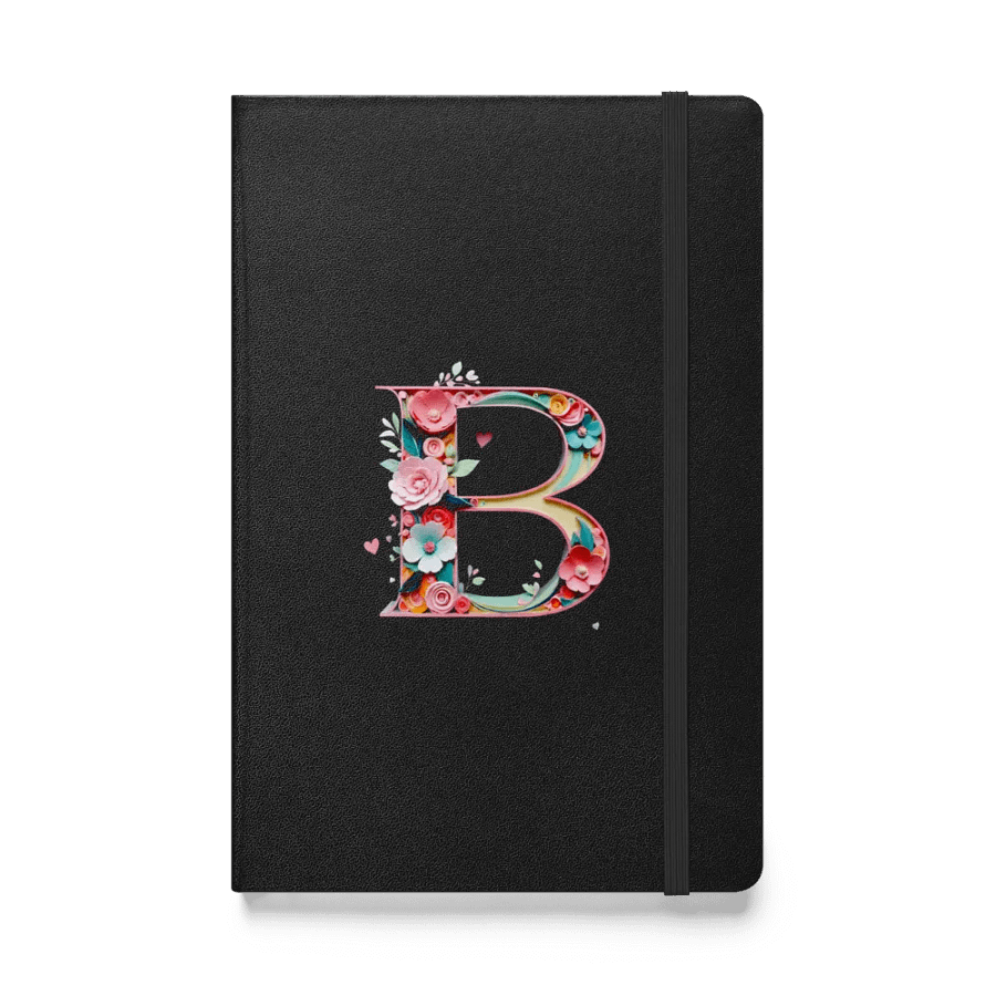 Valentine’s Monogram Letter B(2) Black Journal product image (1)