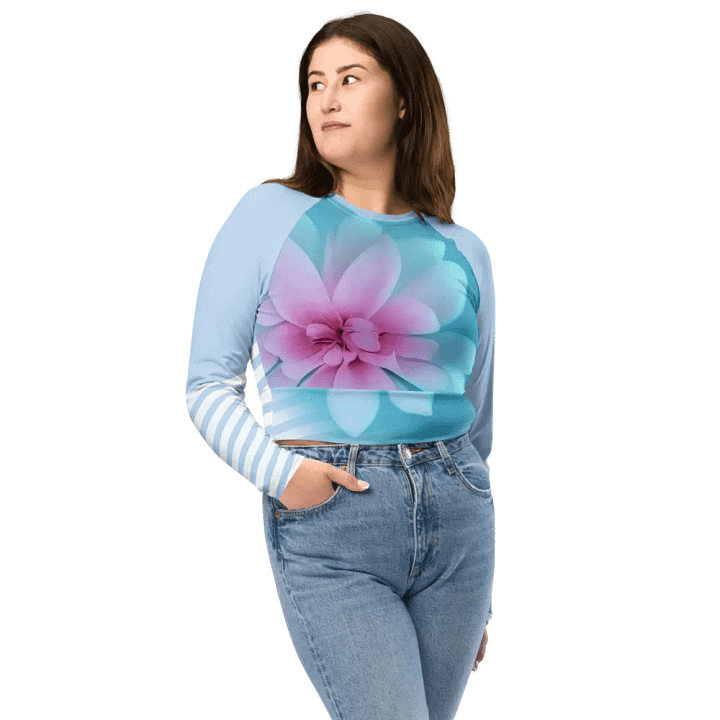 Pastel Petal Dreams Crop Top product image (2)